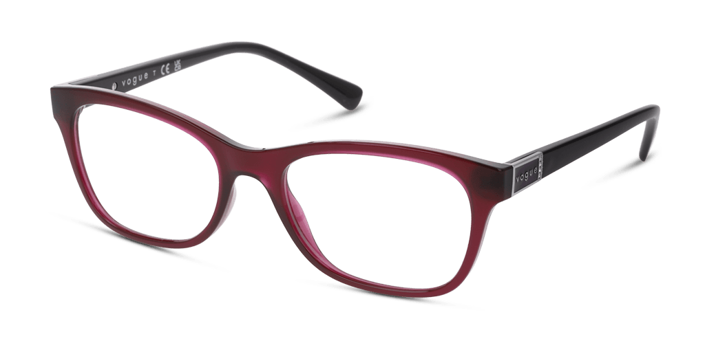 Vogue VO5424B 2989 női négyzet alakú és átlátszó színű szemüveg