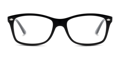 Ray-Ban 0RX5228 női téglalap alakú és fekete színű szemüveg