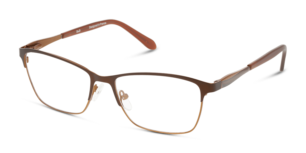 Dbyd DBOF5010 NN00 női téglalap alakú és barna színű szemüveg
