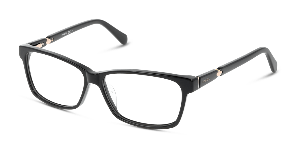 Fossil 7057/G női téglalap alakú és fekete színű szemüveg