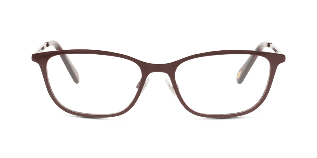 Fossil 7125 női téglalap alakú és piros színű szemüveg