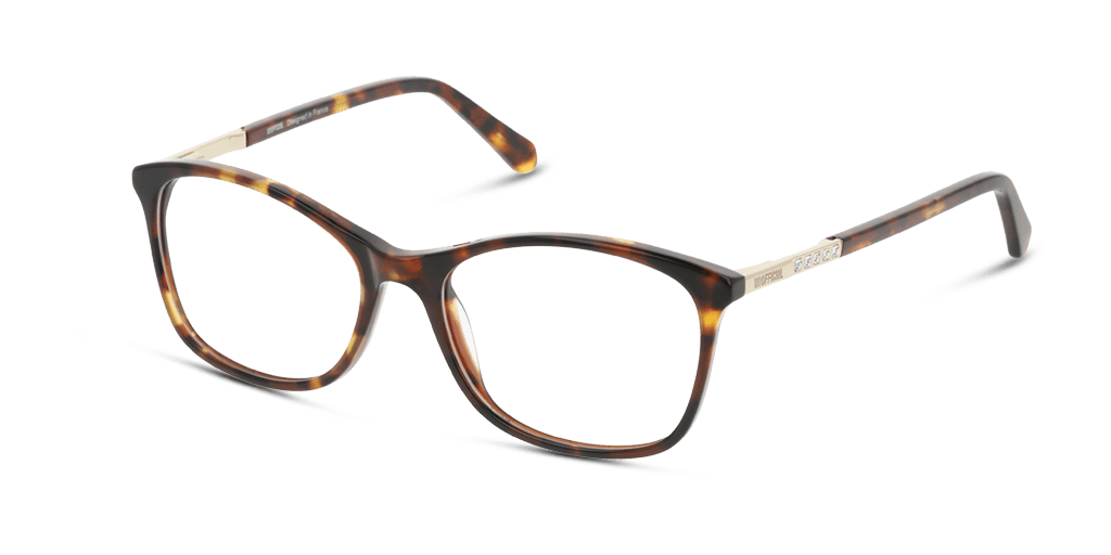 Unofficial UNOF0356 női téglalap alakú és havana színű szemüveg