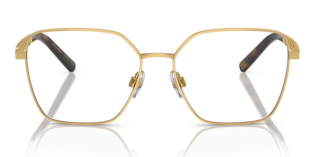 Dolce and Gabbana 0DG1351 női négyzet alakú és arany színű szemüveg
