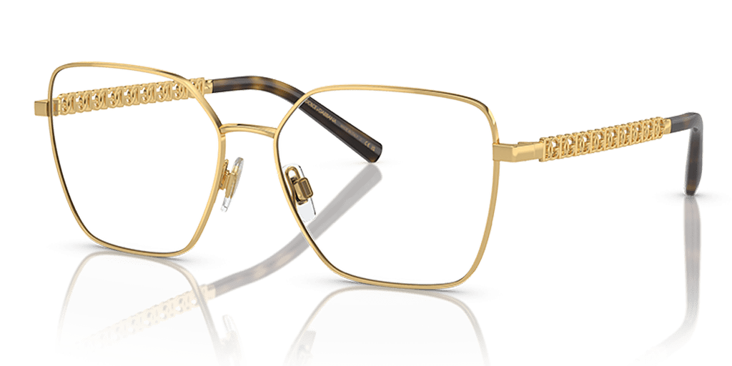 Dolce and Gabbana 0DG1351 női négyzet alakú és arany színű szemüveg