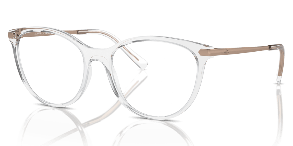 Armani Exchange 0AX3078 női macskaszem alakú és transzparens színű szemüveg