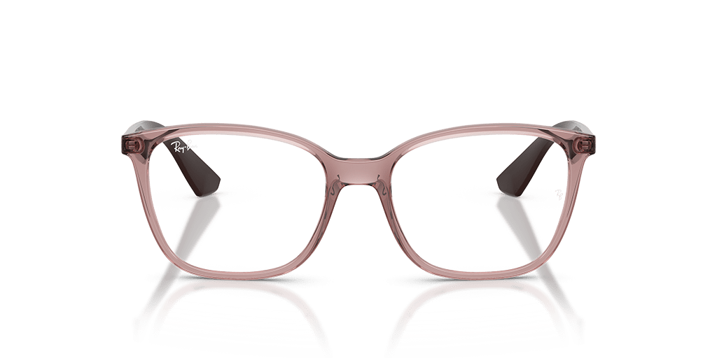 Ray-Ban 0RX7066 női négyzet alakú és transzparens színű szemüveg