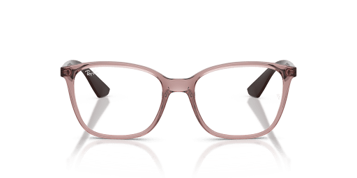 Ray-Ban 0RX7066 női négyzet alakú és transzparens színű szemüveg