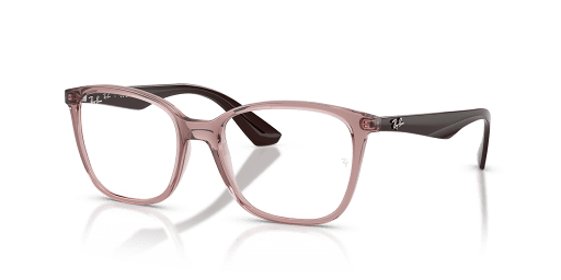 Ray-Ban 0RX7066 női négyzet alakú és transzparens színű szemüveg