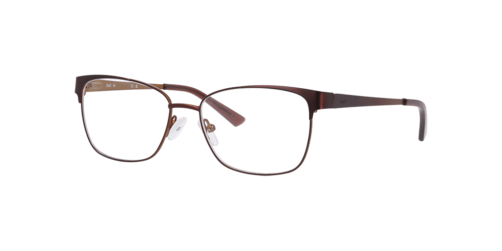 DbyD DB1007/DBKF01 női téglalap alakú és barna színű szemüveg