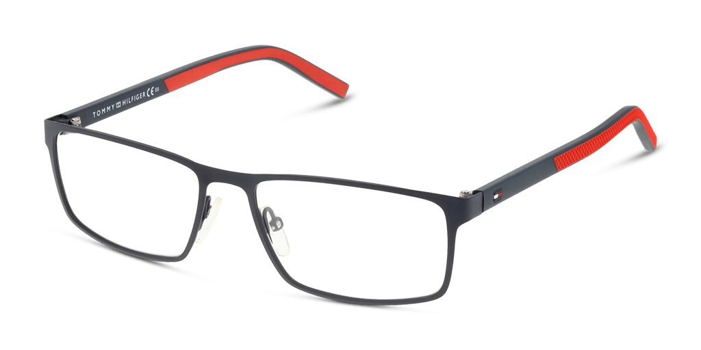Tommy Hilfiger TH 1593 férfi téglalap alakú és kék színű szemüveg