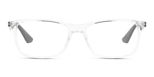 Ray-Ban RX7047 5943 férfi téglalap alakú és átlátszó színű szemüveg