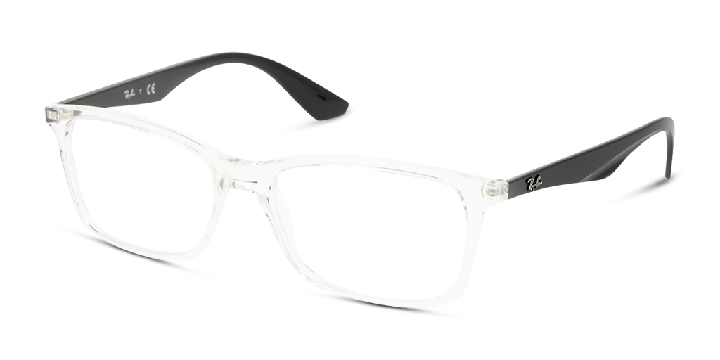 Ray-Ban RX7047 5943 férfi téglalap alakú és transzparens színű szemüveg