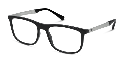 Emporio Armani EA3170 5001 férfi téglalap alakú és fekete színű szemüveg