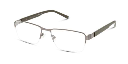 Heritage HEOM0008 SE00 férfi téglalap alakú és szürke színű szemüveg