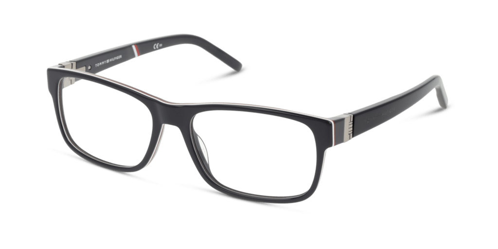 Tommy Hilfiger TH 1818 férfi téglalap alakú és kék színű szemüveg
