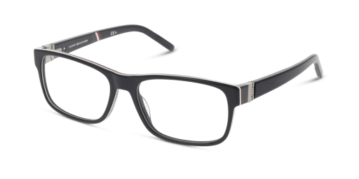 Tommy Hilfiger TH 1818 PJP férfi téglalap alakú és kék színű szemüveg