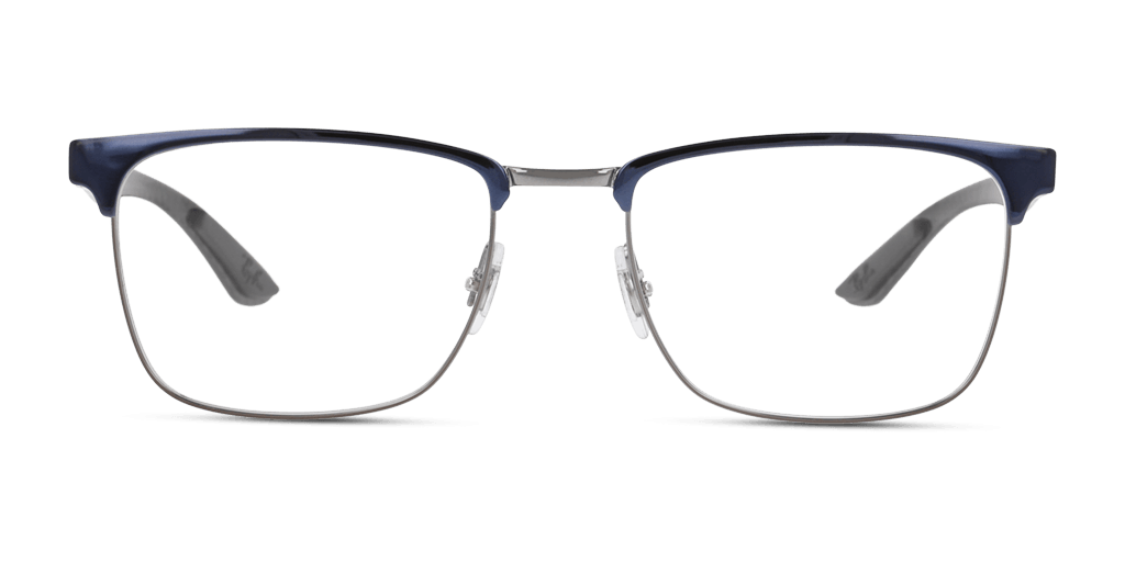 Ray-Ban 0RX8421 férfi téglalap alakú és kék színű szemüveg