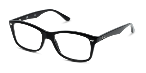Ray-Ban 0RX5228 férfi téglalap alakú és fekete színű szemüveg