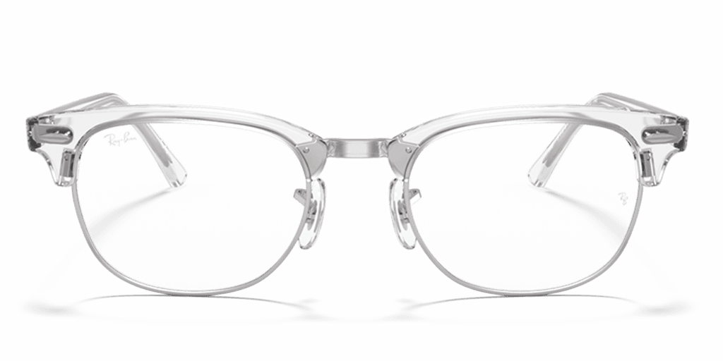 Ray-Ban Clubmaster RX5154 2001 férfi különleges alakú és fehér színű szemüveg