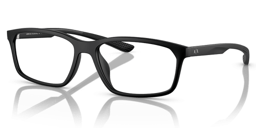 Armani Exchange 0AX3108U férfi négyzet alakú és fekete színű szemüveg