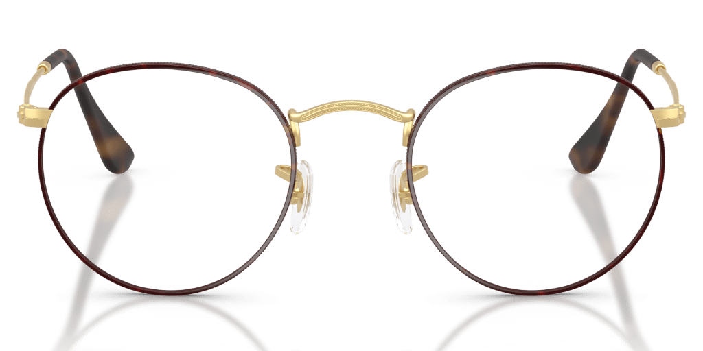 Ray-Ban 0RX3447V férfi kerek alakú és havana színű szemüveg