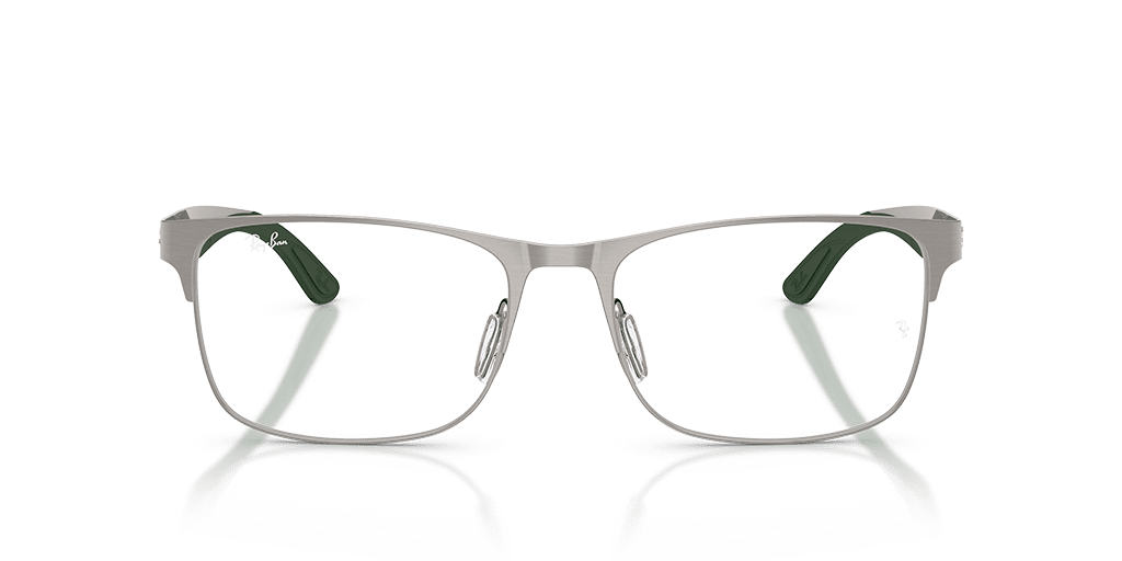 Ray-Ban 0RX7550 férfi téglalap alakú és szürke színű szemüveg