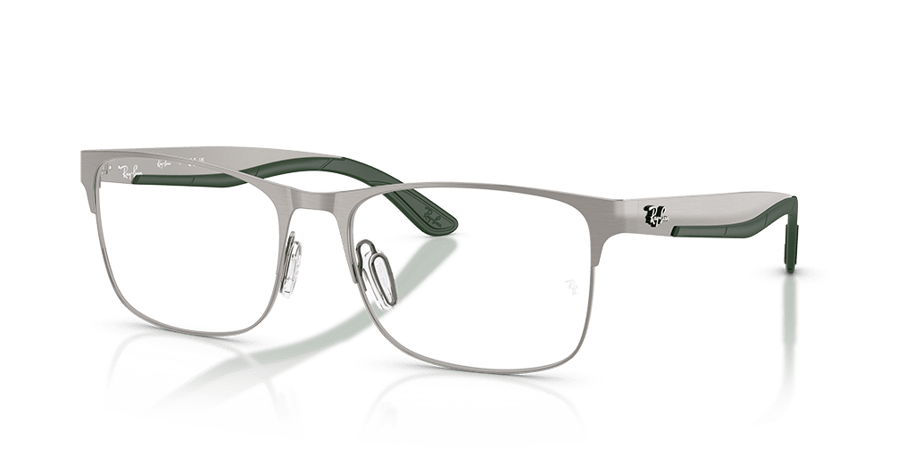 Ray-Ban 0RX7550 férfi téglalap alakú és szürke színű szemüveg