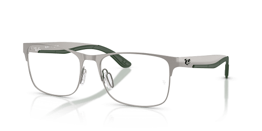 Ray-Ban 0RX7550 férfi téglalap alakú és szürke színű szemüveg