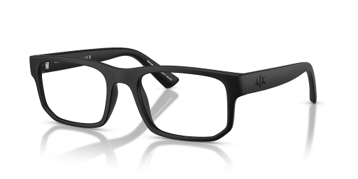 Armani Exchange 0AX3135 férfi téglalap alakú és fekete színű szemüveg