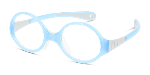 Unofficial UNOB0001 LL00 gyermek ovális alakú és kék színű szemüveg
