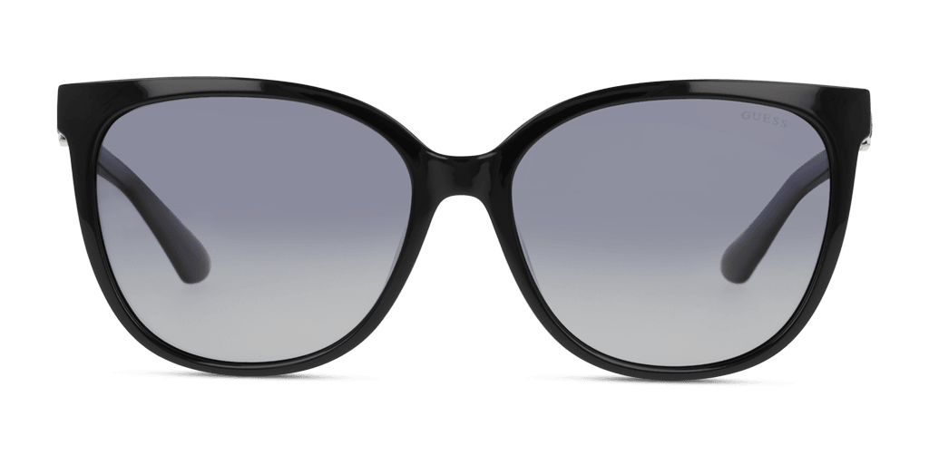 Guess GU7864 01D női téglalap alakú és fekete színű napszemüveg