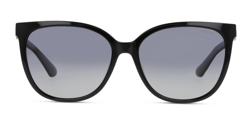 Guess GU7864 01D női téglalap alakú és fekete színű napszemüveg