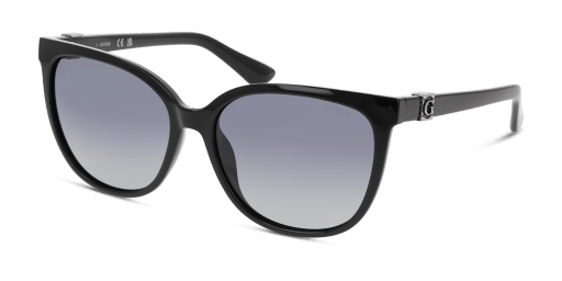 Guess GU7864 01D női téglalap alakú és fekete színű napszemüveg