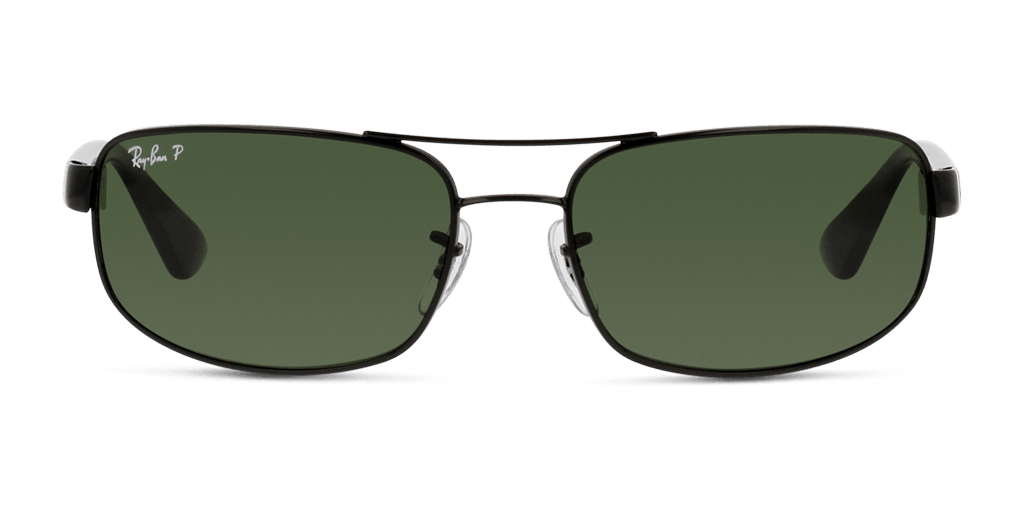 Ray-Ban RB3445 002/58 férfi téglalap alakú és fekete színű napszemüveg