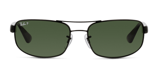 Ray-Ban RB3445 002/58 férfi téglalap alakú és fekete színű napszemüveg