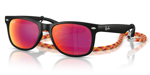 Ray-Ban 0RJ9052S gyermek négyzet alakú és fekete színű napszemüveg