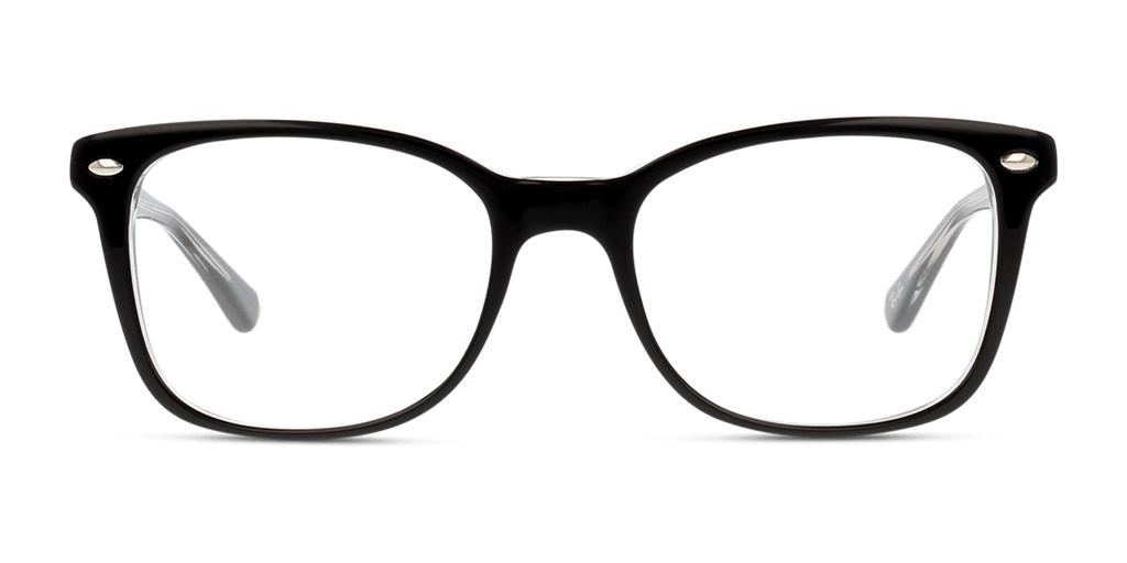 Ray-Ban 0RX5285 női téglalap alakú és fekete színű szemüveg
