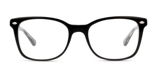 Ray-Ban 0RX5285 női téglalap alakú és fekete színű szemüveg