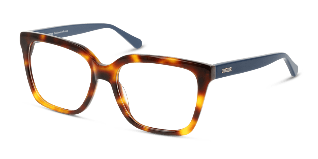Unofficial UNOF0203 HC00 női négyzet alakú és havana színű szemüveg