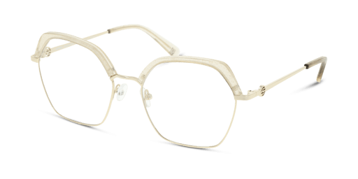 Unofficial UNOF0433 FD00 női hatszögletű alakú és arany színű szemüveg
