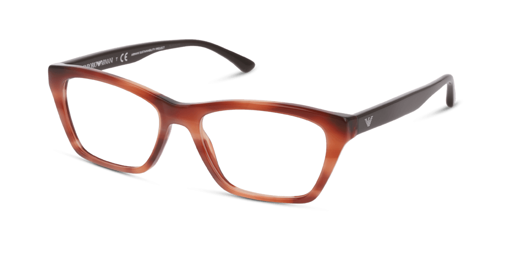 Emporio Armani 0EA3186 női macskaszem alakú és barna színű szemüveg