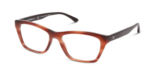 Emporio Armani 0EA3186 női macskaszem alakú és barna színű szemüveg