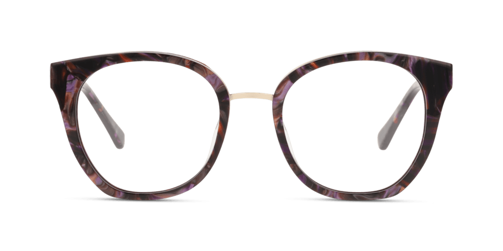 Unofficial UNOF0432 HV00 női macskaszem alakú és havana színű szemüveg