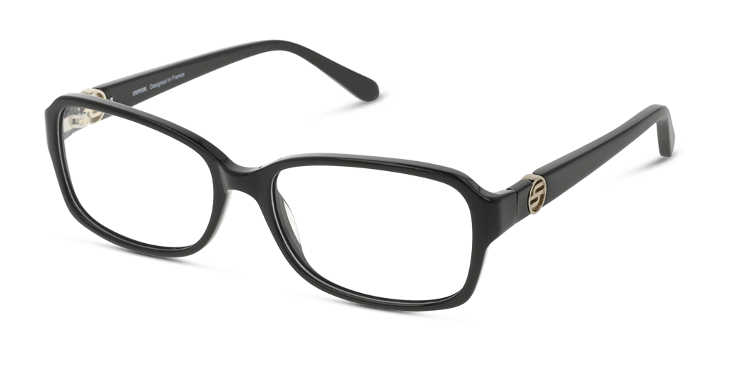 Unofficial UNOF0360 női téglalap alakú és fekete színű szemüveg
