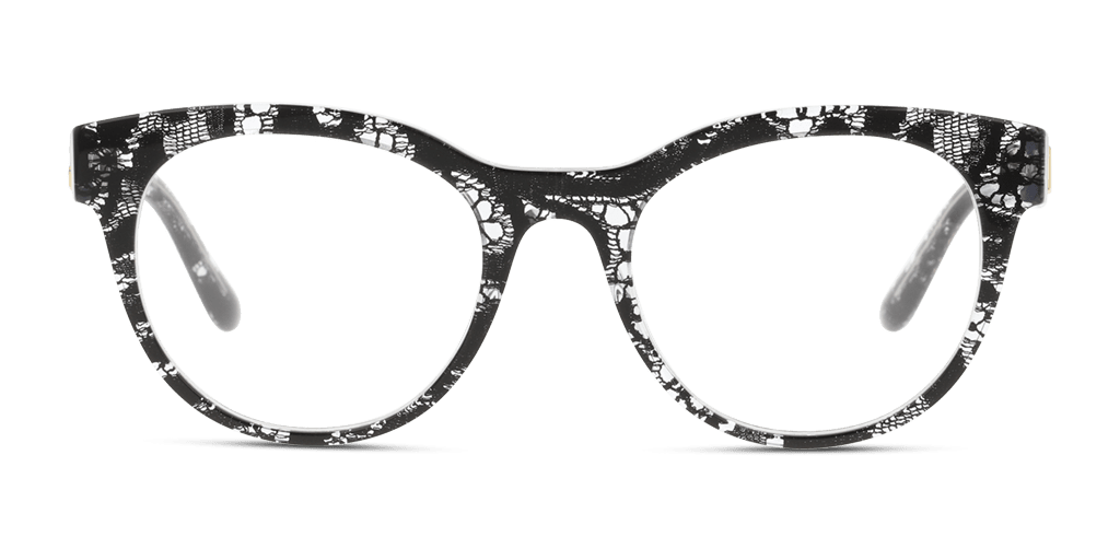 Dolce and Gabbana 0DG3334 női pantó alakú és fekete színű szemüveg
