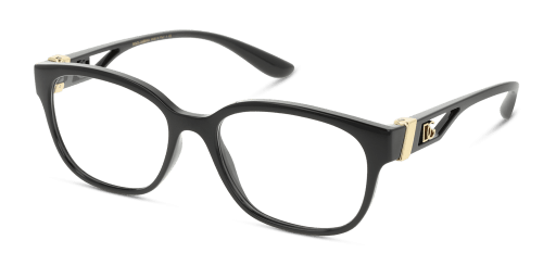 Dolce and Gabbana 0DG5066 női négyzet alakú és fekete színű szemüveg
