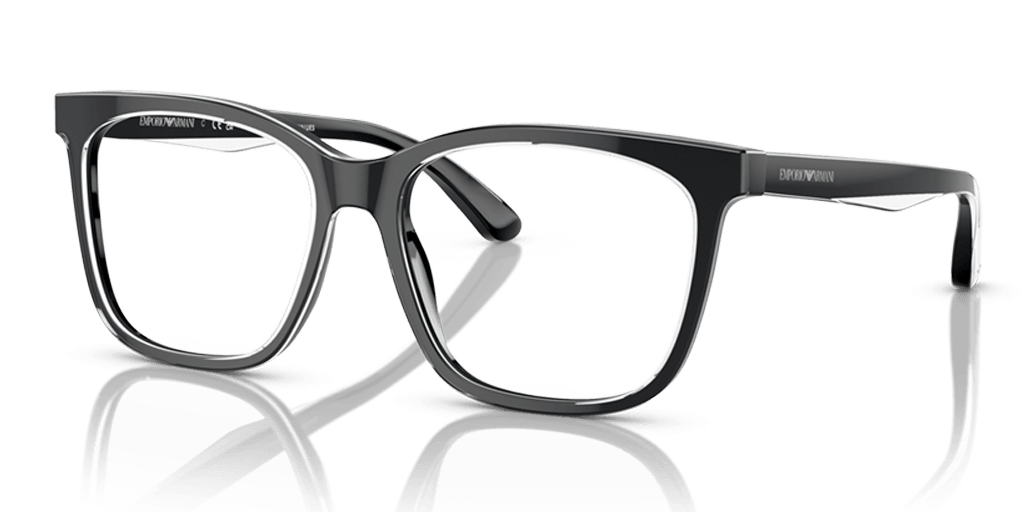 Emporio Armani EA3228 6051 női négyzet alakú és fekete színű szemüveg