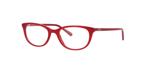 Unofficial 0UO2221 női macskaszem alakú és piros színű szemüveg