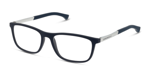 Emporio Armani EA3069 férfi téglalap alakú és kék színű szemüveg