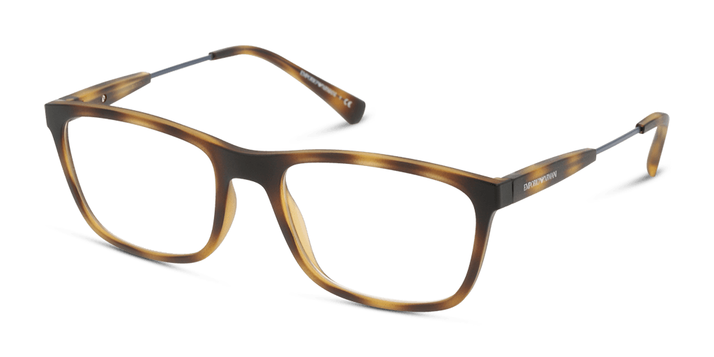 Emporio Armani EA3165 férfi téglalap alakú és havana színű szemüveg